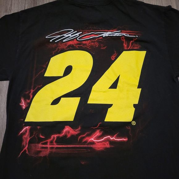 NASCAR Jeff Gordon #24 Chevy Impala Shirt Front And Back Graphic NM Size Medium - Picture 6 of 10